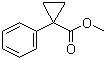 1-苯基环丙烷羧酸甲酯分子结构 (CAS 6121-42-2)