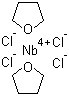 Bis(Tetrahydrofuran)niobium tetrachloride molecular structure (CAS 61247-57-2)