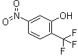 5-硝基-2-三氟甲基苯酚分子结构 (CAS 612498-85-8)