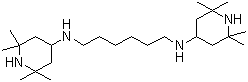 N,N'-Bis(2,2,6,6-tetramethylpiperidin-4-yl)hexane-1,6-diamine molecular structure (CAS 61260-55-7)
