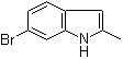 6-Bromo-2-methyl-1H-indole molecular structure (CAS 6127-19-1)