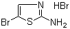 2-氨基-5-溴-噻唑氢溴酸盐分子结构 (CAS 61296-22-8)