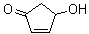 structure of CAS# 61305-27-9, 4-Oxo-2-cyclopenten-1-ol;(±)-4-Hydroxy-2-cyclopentenone; 4-Hydroxy-2-cyclopenten-1-one; 4-Hydroxycyclopent-2-enone