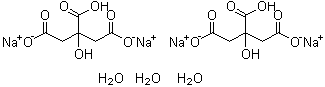 Citric acid disodium salt hydrate molecular structure (CAS 6132-05-4)