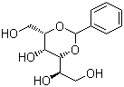 2,4-O-亚苄基-D-葡萄糖醇分子结构 (CAS 61340-09-8)