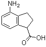 结构式 CAS# 61346-59-6, 4-氨基-2,3-二氢-1H-茚-1-羧酸