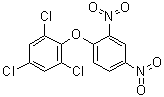 1,3,5-三氯-2-(2,4-二硝基苯氧基)苯分子结构 (CAS 61368-94-3)