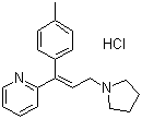 Triprolidine hydrochloride molecular structure (CAS 6138-79-0)