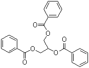 结构式 CAS# 614-33-5, 甘油三苯甲酸酯