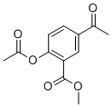 Methyl 2-acetoxy-5-acetylbenzoate molecular structure (CAS 61414-18-4)