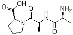 L-Alanyl-L-alanyl-L-proline molecular structure (CAS 61430-04-4)