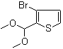 3-Bromo-2-(dimethoxymethyl)thiophene molecular structure (CAS 614729-69-0)