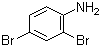 2,4-Dibromoaniline molecular structure (CAS 615-57-6)