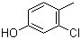 structure of CAS# 615-62-3, 3-Chloro-4-methylphenol