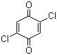 2,5-二氯对苯二醌分子结构 (CAS 615-93-0)