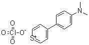 4-[4-(二甲基氨基)苯基]噻喃鎓高氯酸盐分子结构 (CAS 61548-71-8)
