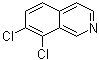 结构式 CAS# 61563-36-8, 7,8-二氯异喹啉