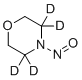 structure of CAS# 61578-30-1, 3,3,5,5-Tetradeutero-N-nitrosomorpholine;3,3,5,5-tetradeuterio-4-nitrosomorpholine