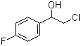 2-Chloro-1-(4-fluorophenyl)ethanol molecular structure (CAS 61592-48-1)