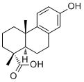 13-Hydroxy-8,11,13-podocarpatrien-18-oic acid molecular structure (CAS 61597-83-9)