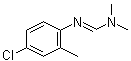结构式 CAS# 6164-98-3, N,N-二甲基-N'-(2-甲基-4-氯苯基)甲脒