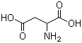 structure of CAS# 617-45-8, DL-Aspartic acid;DL-2-Aminobutanedioic acid; DL-Aminosuccinic acid