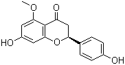 5-O-甲基柚皮素分子结构 (CAS 61775-19-7)