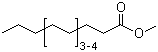 椰油脂肪酸甲酯分子结构 (CAS 61788-59-8)