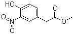 3-Nitro-4-hydroxyphenylacetic acid methyl ester molecular structure (CAS 61873-93-6)