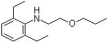 2,6-二乙基苯胺基乙基丙基醚分子结构 (CAS 61874-13-3)