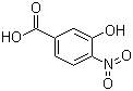 3-羟基-4-硝基苯甲酸分子结构 (CAS 619-14-7)