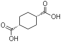 反式-1,4-环己二羧酸分子结构 (CAS 619-82-9)