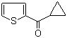 structure of CAS# 6193-47-1, Cyclopropyl 2-thienyl ketone;Cyclopropyl(2-thienyl)methanone