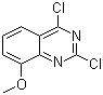 structure of CAS# 61948-60-5, 2,4-Dichloro-8-methoxyquinazoline;8-Methoxy-2,4-dichloroquinazoline