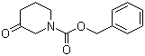 1-Cbz-3-哌啶酮分子结构 (CAS 61995-20-8)