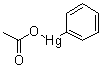 醋酸苯汞分子结构 (CAS 62-38-4)