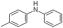structure of CAS# 620-84-8, 4-Methyldiphenylamine;N-Phenyl-p-toluidine; 4-Methyl-N-phenylbenzenamine