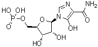 咪唑立宾 5'-单磷酸酯分子结构 (CAS 62025-48-3)