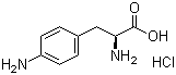 结构式 CAS# 62040-55-5, 4-氨基-L-苯丙氨酸盐酸盐