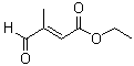 (E)-4-氧代-3-甲基-2-丁烯酸乙酯分子结构 (CAS 62054-49-3)