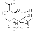 2,3,4,6-Tetraacetyl-alpha-D-glucopyranose molecular structure (CAS 6207-76-7)