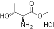 结构式 CAS# 62076-66-8, 苏氨酸甲酯盐酸盐