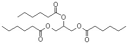 结构式 CAS# 621-70-5, 三己精; 甘油三己酸酯