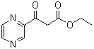 structure of CAS# 62124-77-0, beta-Oxo-2-pyrazinepropanoic acid ethyl ester;2-Ethoxycarbonylmethylcarbonylpyrazine; Ethyl 3-oxo-3-pyrazinylpropionate