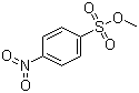 结构式 CAS# 6214-20-6, 4-硝基苯磺酸甲酯