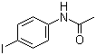 structure of CAS# 622-50-4, N-(4-Iodophenyl)acetamide;4'-Iodoacetanilide