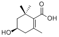 4-Hydroxy-2,6,6-trimethyl-1-cyclohexenecarboxylic acid molecular structure (CAS 62218-55-7)