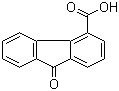 9-芴酮-4-甲酸分子结构 (CAS 6223-83-2)