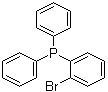 结构式 CAS# 62336-24-7, 2-(二苯基膦基)溴苯