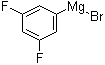 3,5-二氟苯基溴化镁分子结构 (CAS 62351-47-7)